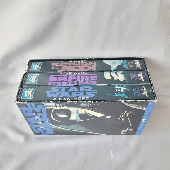 star wars trilogy VHS set 3 tapes 1995 original THX edition 3 movies - Picture 3 of 6